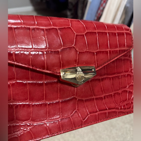 EUC, Like New!Mark Cross Croc embossed Bag - Picture 3 of 9